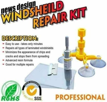 Chromoto Car Windscreen Wind Screen Window Repair Kit Windshield Repair Kit