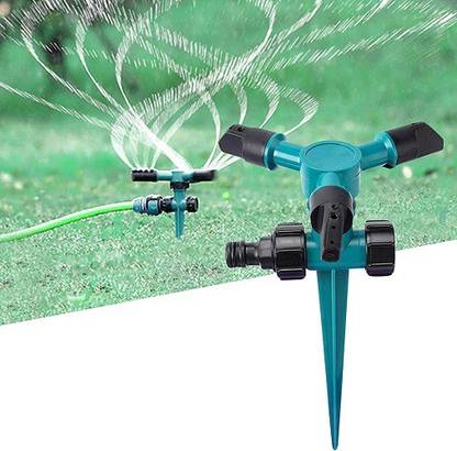 lukzer 360° Rotating Garden Lawn Water Sprinkler Garden Hose Automatic Sprinkler (23cm) Windshield Sprinkler