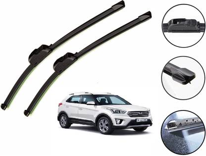 ROSHNEER ENTERPRISS ROSHNEER CAR WIPER BLADE FOR CRETA OLD SIZE (D-26 & P-16) PACK OF 2 Windshield Wiper Puller