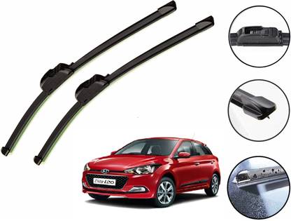 ROSHNEER ENTERPRISES ROSHNEER CAR WIPER BLADE FOR I20 ELITE SIZE (D-24 & P-16) PACK OF 2 Windshield Wiper Puller