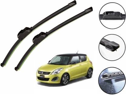 ROSHNEER ENTERPRISES ROSHNEER CAR WIPER BLADE FOR SWIFT 2014 SIZE (D-21 & P-19) PACK OF 2 Windshield Wiper Puller