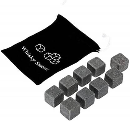NIRMATSARAY Ice Cubes Whisky Chilling Stones & Freezer Storage Stone for Whiskey Wine Vodka Counter Top Wine Cooler