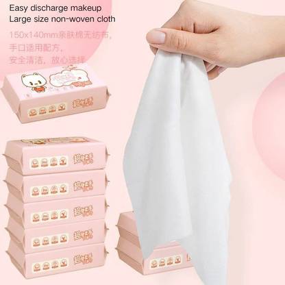 COZYZORO 1 Pack (8pcs x 8pack) Mini Wet Wipes, Pocket Tissue Papers, Paper Napkin Wipe Warmer