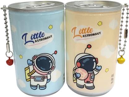 DGV Portable Mini Wet Wipes Tin Case, Space, Copy Bare Theme, 60 Pieces, Pack of 2 Wipe Warmer