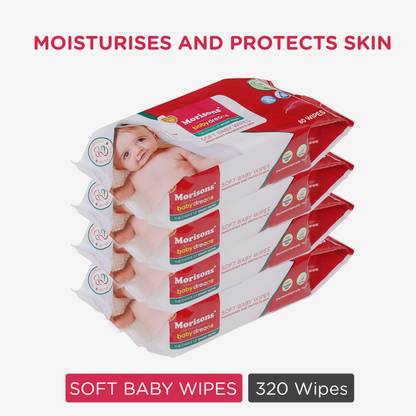 Morisons Baby Dreams Baby Wipes 80's Combo - Pack of 4