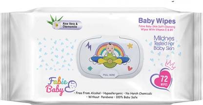 Fabie Baby SkinSoft Baby Wipes 72 Wipes (Single Pack)
