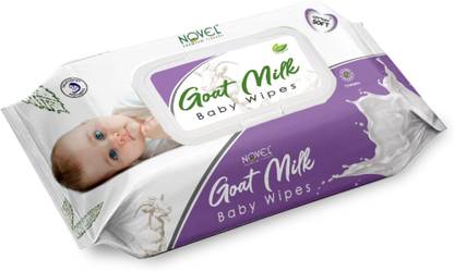 NOVEL Goat Milk Baby Wipes 72's Sheet
