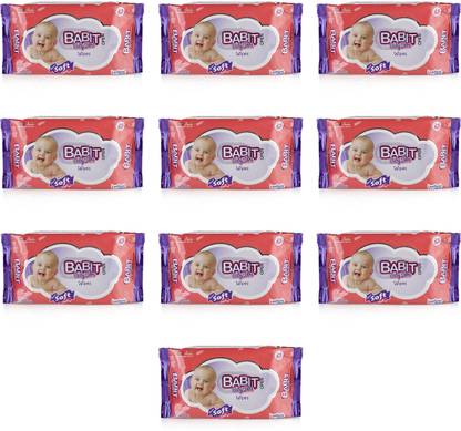 BABIT Baby Wipes by | Gentle Cleansing, Prevents Rashes, Soothes Skin