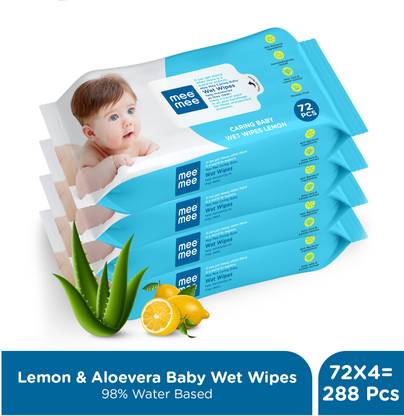MeeMee Soft Cleansing Baby Wet with Alovera and lemon