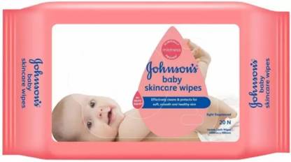 JOHNSON'S BABY Skincare Wipe Cleansing (20 Pieces)