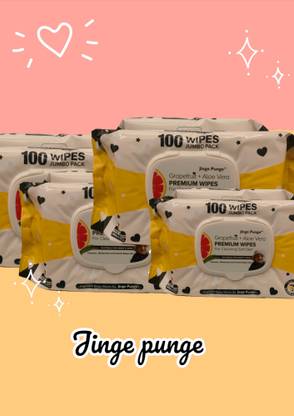 Jinge Punge Baby Skincare Wipes | Cleans and protects for soft, smooth and healthy skin