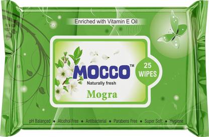 MOCCO NATURALLY FRESH Naturally Fresh Wipes - Mogra