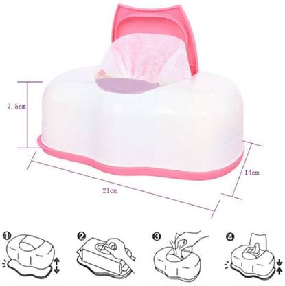 जिंगल किड्स वेट वाइप्स स्टोरेज बॉक्स प्लास्टिक रिफिलेबल कंटेनर