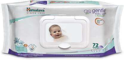 HIMALAYA GENTLE BABY WIPES 72 PCS