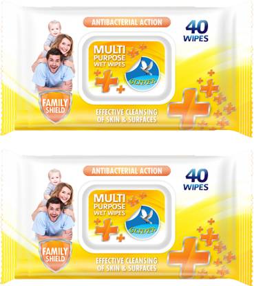 GLIDER All Purpose Surface & Skin Wipes -Clean Grease, Dirt & Grime From Surface & Skin