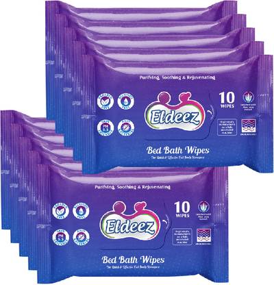 ELDEEZ Bed Bath Towel Wipes for Adults, Patients