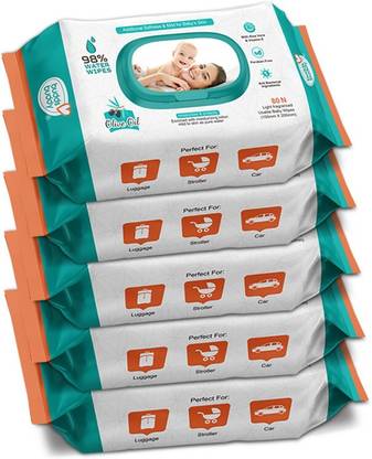 Buddsbuddy Baby Cleansing Wet Wipes with Lid
