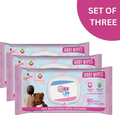 Coo Coo CBaby wipes Premium Diaper - Peace (240)