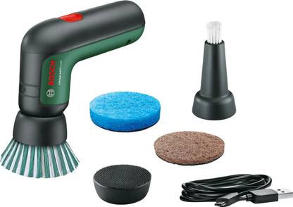 BOSCH Home & Garden - 3.6V Battery with 4 Attachments, Universal Cordless Cleaning Brush