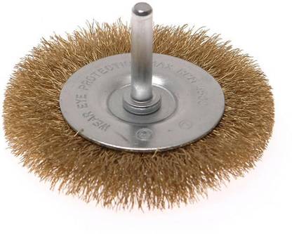 AASONS Wire Brush 75mm x 0.20 x 6mm Shank Wheel Brush