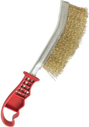 EPITECH MART Wire Hand Knife Brush Metal Cleaner Scourer Rust Paint Removing Tool Handle Scratch Brush