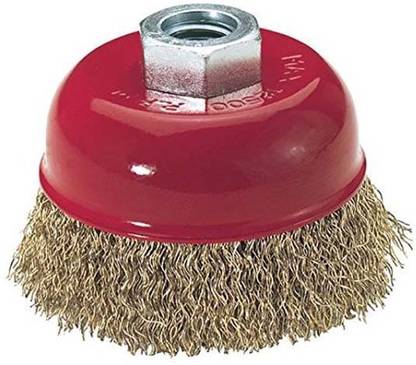 Digital Craft NON TWISTED CUP BRUSH FOR REMOVING RUST,PAINT,AS WELL AS FOR POLISHING. Wheel Brush