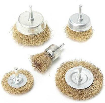 Inditrust 5 piece of drill wire brush Wheel Brush