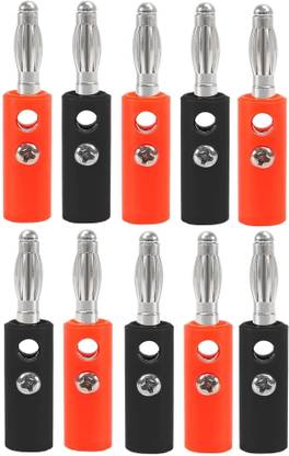 TAAPSEE Banana Plug 4mm Audio Speaker Wire Cable Connector Plugs Banana Connector Wire Connector