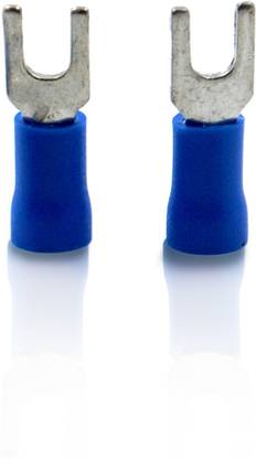 GLOBOMOTIVE Insulated Fork Spade U-Type Terminals Spade (2.5 sqmm) Quick Splice Crimp wire Connectors Wire Connector