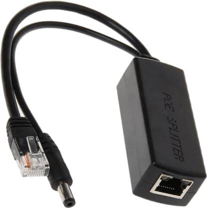 Paruht POE Splitter 48V to 12V DC Power For POE devices, switches, IP Camera, IP Phone Wire Connector