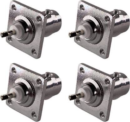 MX BNC SOCKET WITH TEFLON PANEL MOUNTING (PIN GOLD PLATED)(MX171) Bnc Socket Wire Connector