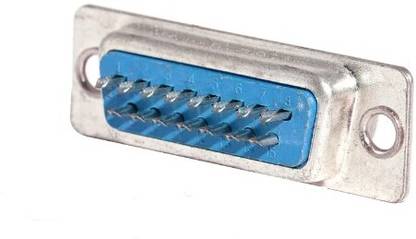 iBAT SOLUTIONS 2PCS DB CONNECTOR 15PIN MALE 2LINE CONNECTOR Wire Connector