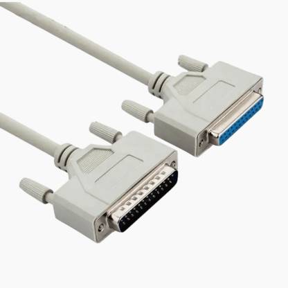 Paruht DB25 Male to DB-25 Female (25-Pin) Serial Port Parallel Wire Parallel Connector Adapter Wire Connector