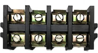 SEDCO 100A 4 Way Bakelite Connector Strip Screw Terminal Connection Block 4 Way Bakelite Connector Strip Wire Connector Wire Connector