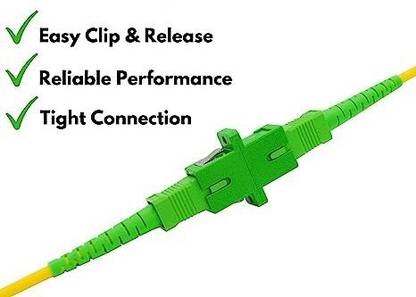 New Trensh SC To SC Green Optical Fiber Coupler Fiber Optic Adapter SC Connector Wire Connector
