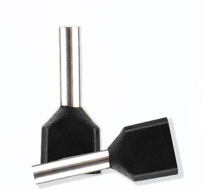 GLOBOMOTIVE Twin Cord End Terminal 10 mm Electrical Connections 1.5 sq mm Terminals Wire Connector