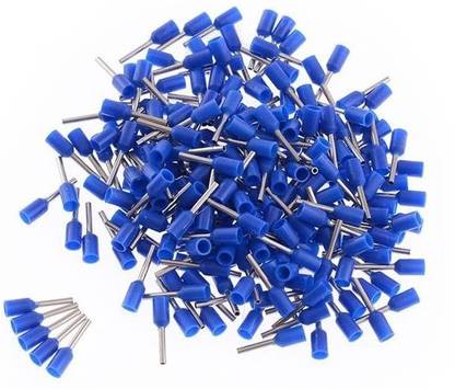 ERHIndia 500 Pcs Ferrule Copper Crimp Connectors E2508 Ferrule Copper Crimp Connectors Wire Connector