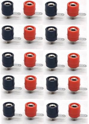 TAAPSEE Banana Socket 4mm Audio Speaker Wire Cable Connector Plugs Banana Connector Socket Wire Connector