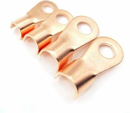 MIKOYAN 20pcs / 20A Open Barrel Copper Ring Lug Terminals Wire Crimp Connector Open Barrel Wire Connector