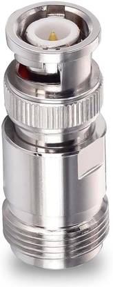 ABONIX N Female to BNC Male Connector Adapter For WiFi, Radio, LTE Antenna Router Wire Connector