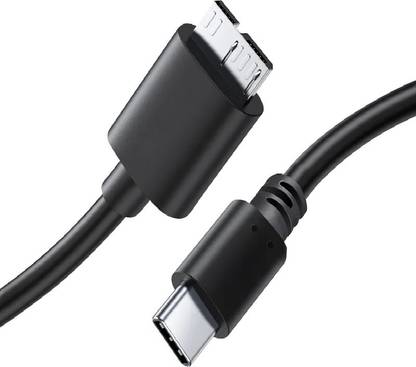 Paruht USB 3.0 Type-C Hard Disk Male to Micro-B Connector Cable Connector Wire Connector