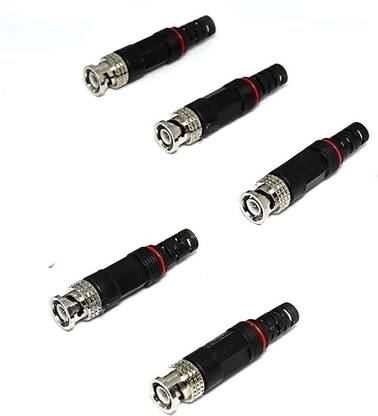 xenee Bnc Male Connector Tip for CCTV Camera Cable Dvr BNC CONNECTOR Wire Connector
