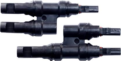 SUNXO SOLAR 2 in 1 MC4 T2 Y Branch Connector For Solar Panel (3 Pair) 2 in 1 mc4 Branch Connector Wire Connector