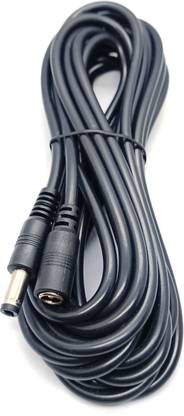 TAAPSEE 5 Meter 1Pack DC Power Extension Cable,DC 5.5mm x 2.1mm Power Adapter Cable Male to Female Power Extension Cable Wire Connector