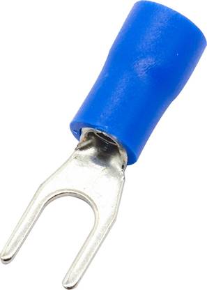 Electronic Spices SV2-4 25A Blue color 16-14 AWG wire gauge 4mm pitch Hard plastic insulated crimp Wire Connector
