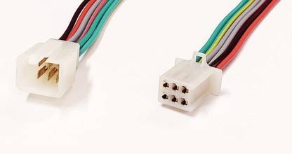ERHIndia 5 Pair Wire Connector Male Female Socket 6 Pin Jointer Cable Home wiring Wire Connector Male Female Wire Connector