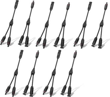 ABONIX Y Branch Parallel PV Adapter Cable Wire Plug Tool Kit for Solar Panel (M/FF+F/MM) Wire Connector