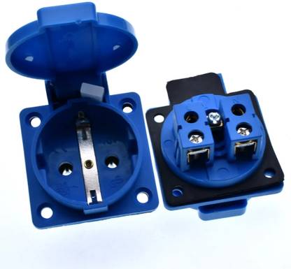DECENT AIR SYSTEM 16A 2pin 220-250V Industrial IP54 Germany Type French Type Industrial Socket Wire Connector
