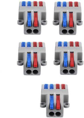 DECENT AIR SYSTEM PCT-SPL-42 0.08-2.5mm 4:2 Pole Terminal Block with Spring Lock Lever PCT Wire Connector