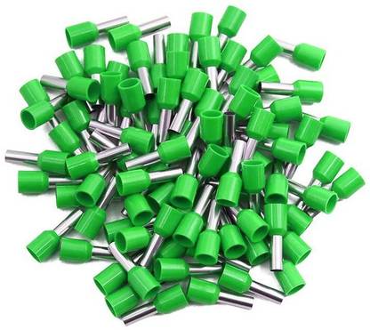 DECENT AIR SYSTEM E6012 6SQMM Wire Ferrules Copper Crimp Connectors 100Nos End Terminal Wire Connector